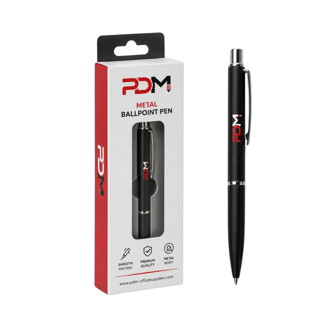 PDM Metal Ballpoint Pen – Black Ink