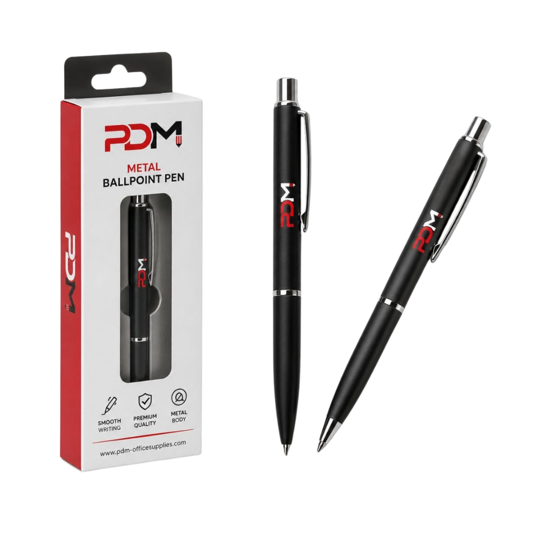 PDM Metal Ballpoint Pen – Black Ink