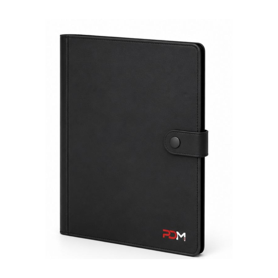 PDM Document Folder with Snap Closure – Multi-Pocket Organiser