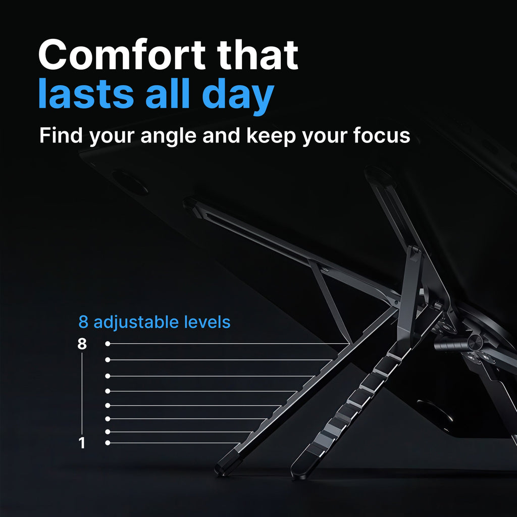 Foldable Aluminum Laptop Stand