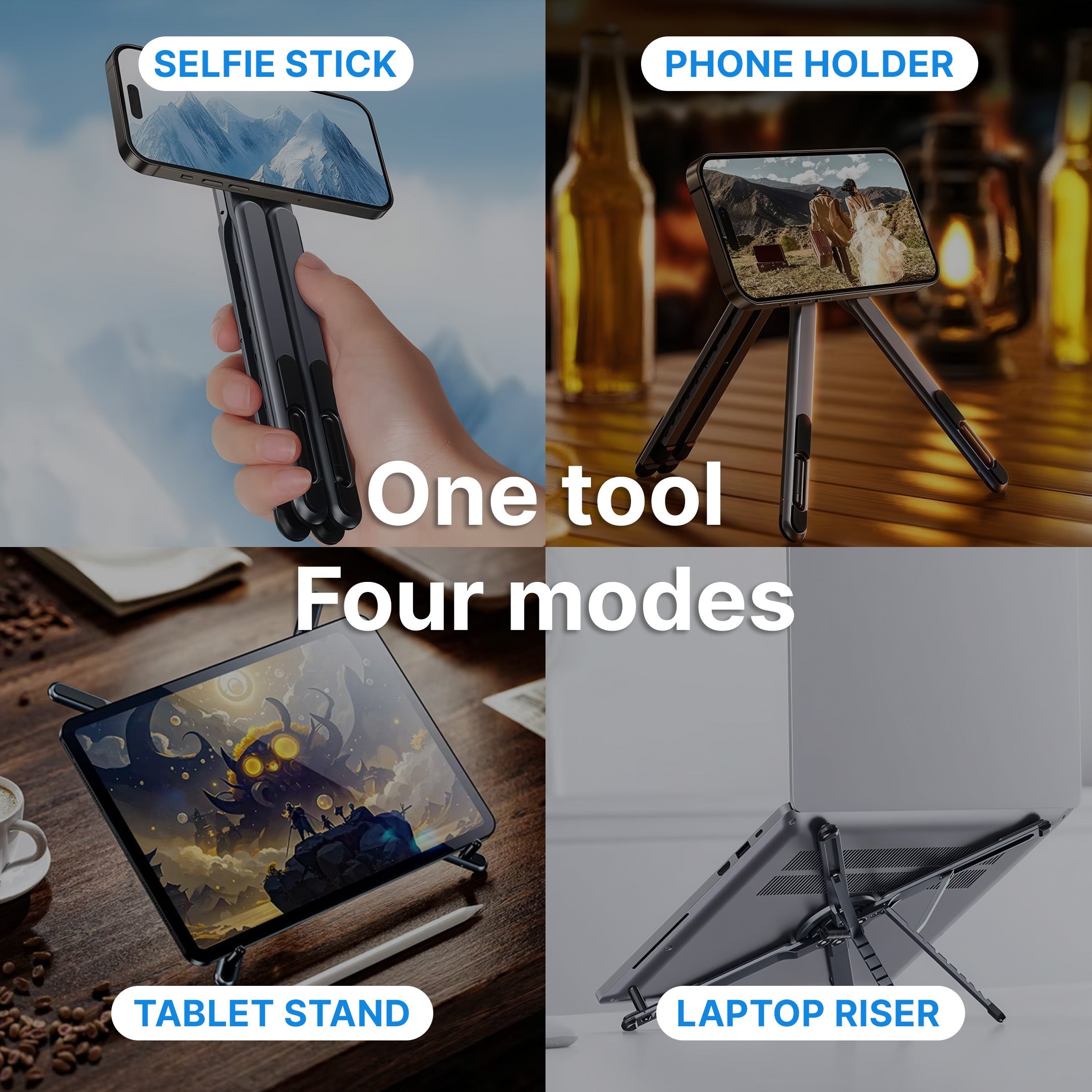 Foldable Aluminum Laptop Stand